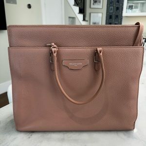Balenciaga blush pink purse